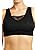 Ladies Lace Wireless Crop Top Bra 2 Pack by Marlon MA46307