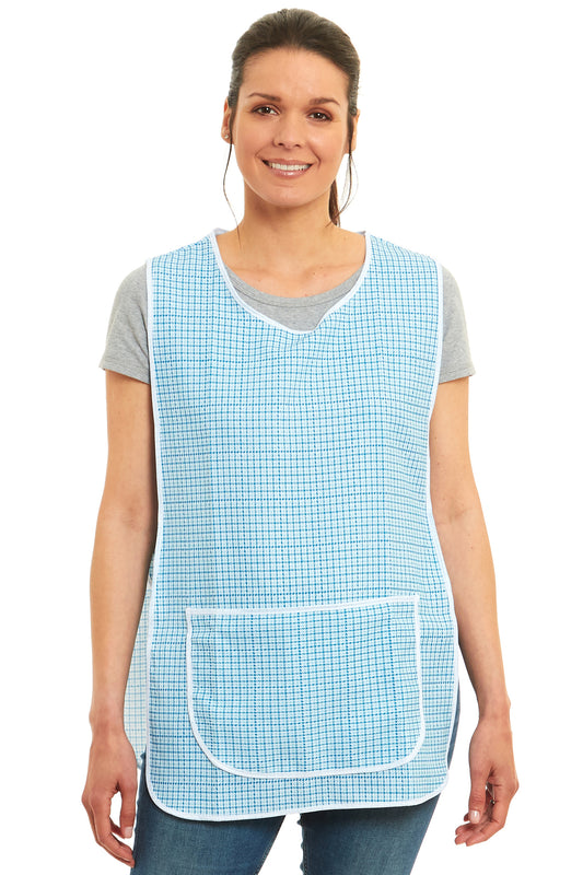 Ladies Dogtooth Design Side Buttons Tabard
