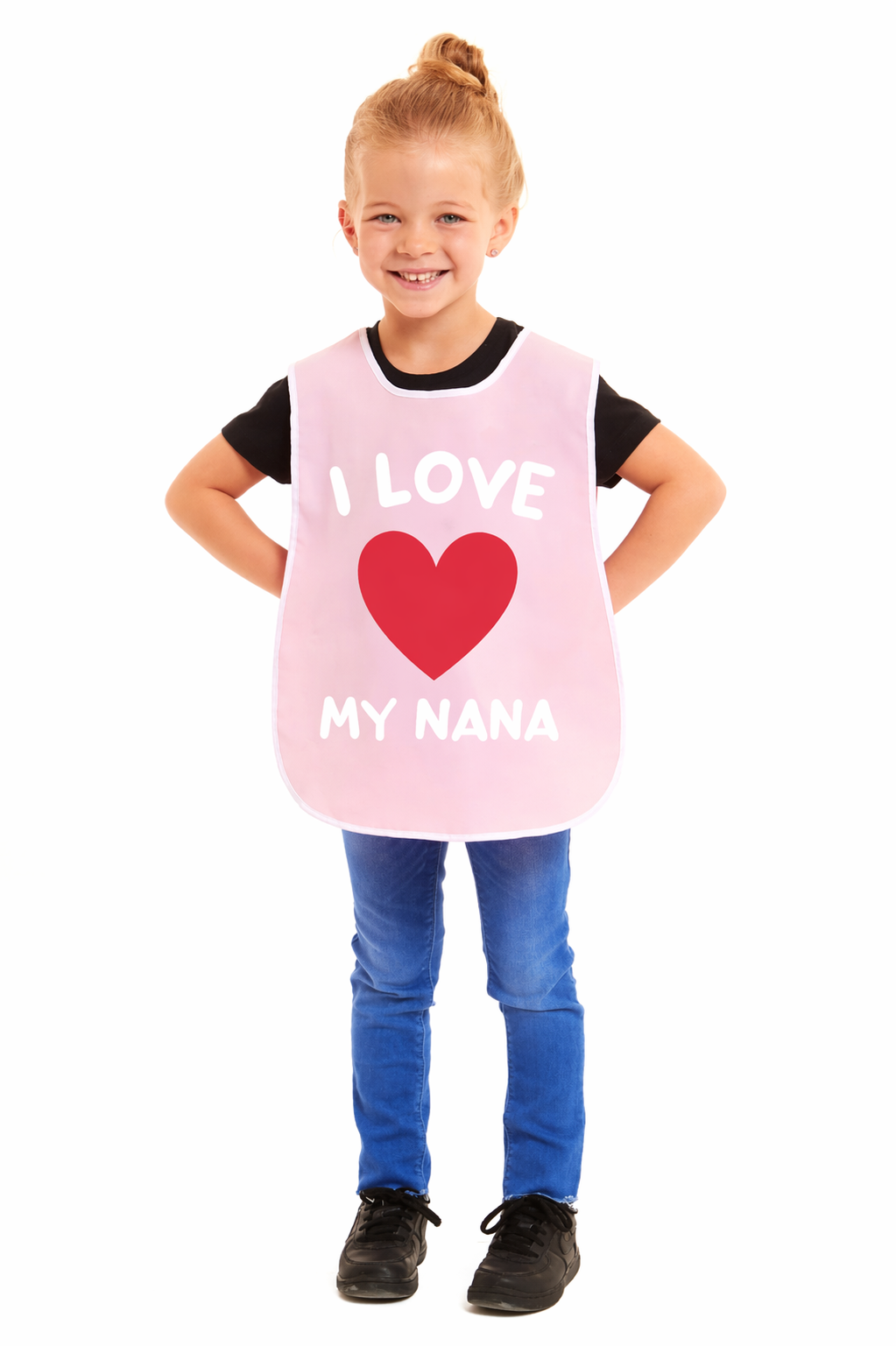 Kids Unisex I Love My Nana Print Tabard