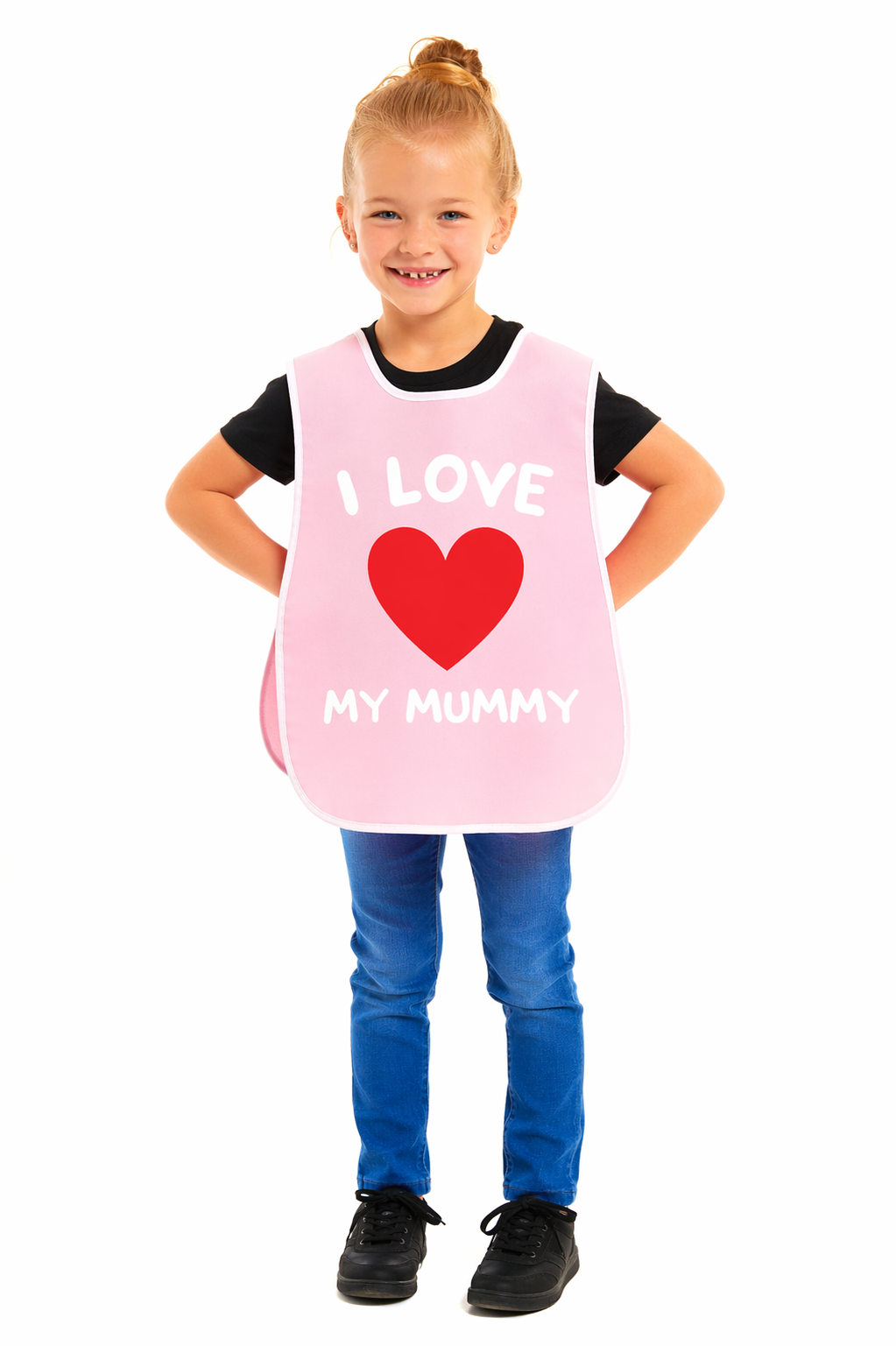Kids Unisex I Love My Mummy Print Tabard