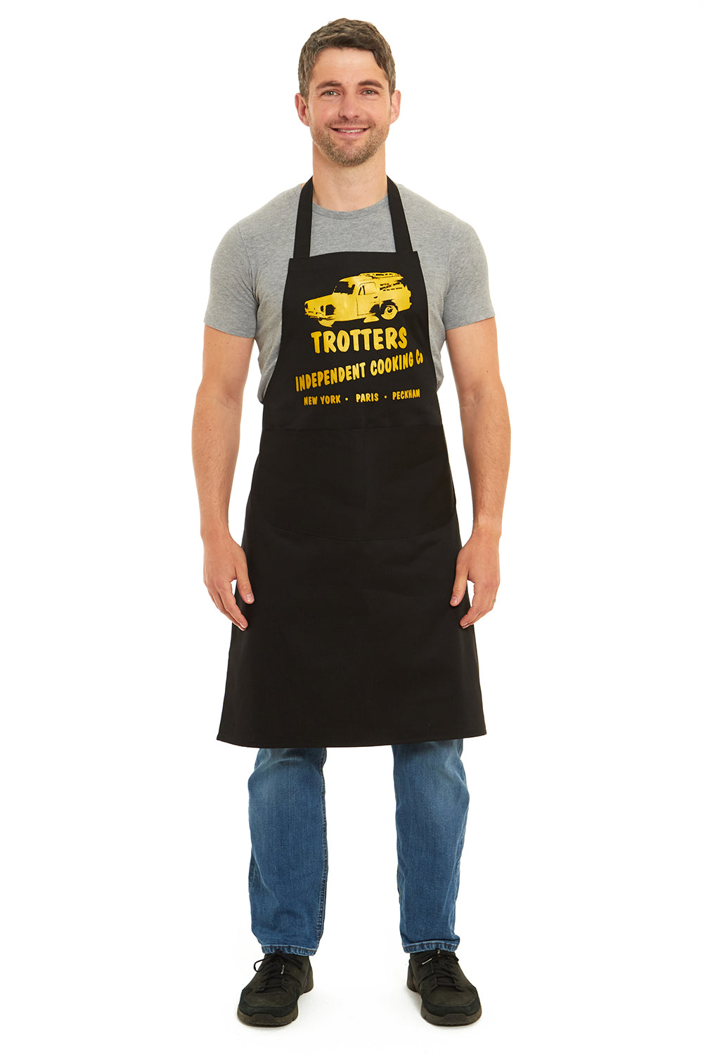 Unisex Trotters Print Apron