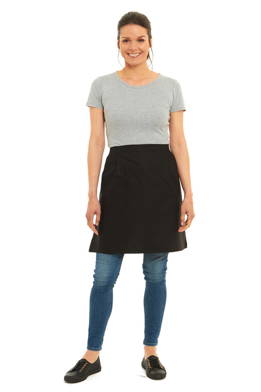 Unisex Plain Colour Half Apron