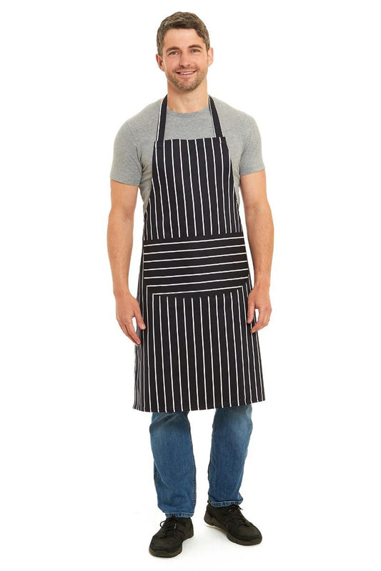 Unisex Striped Design Apron