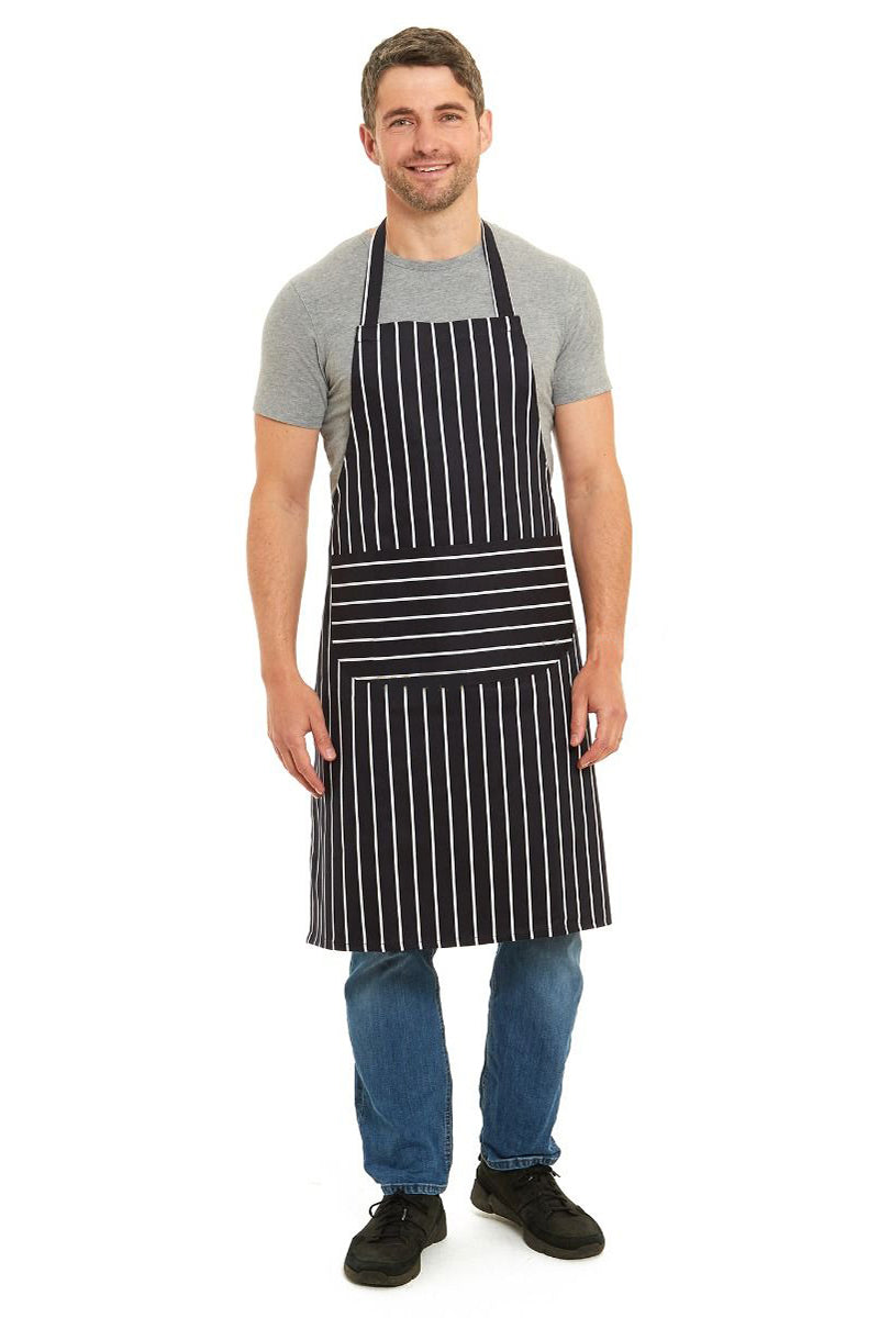Unisex Striped Design Apron