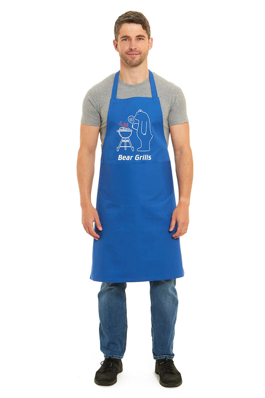 Unisex Bear Grills Print Apron