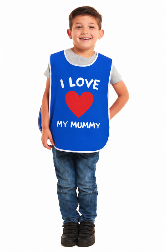 Kids Unisex I Love My Mummy Print Tabard