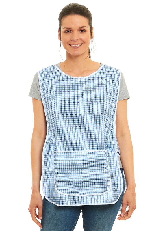 Ladies Dogtooth Design Side Buttons Tabard