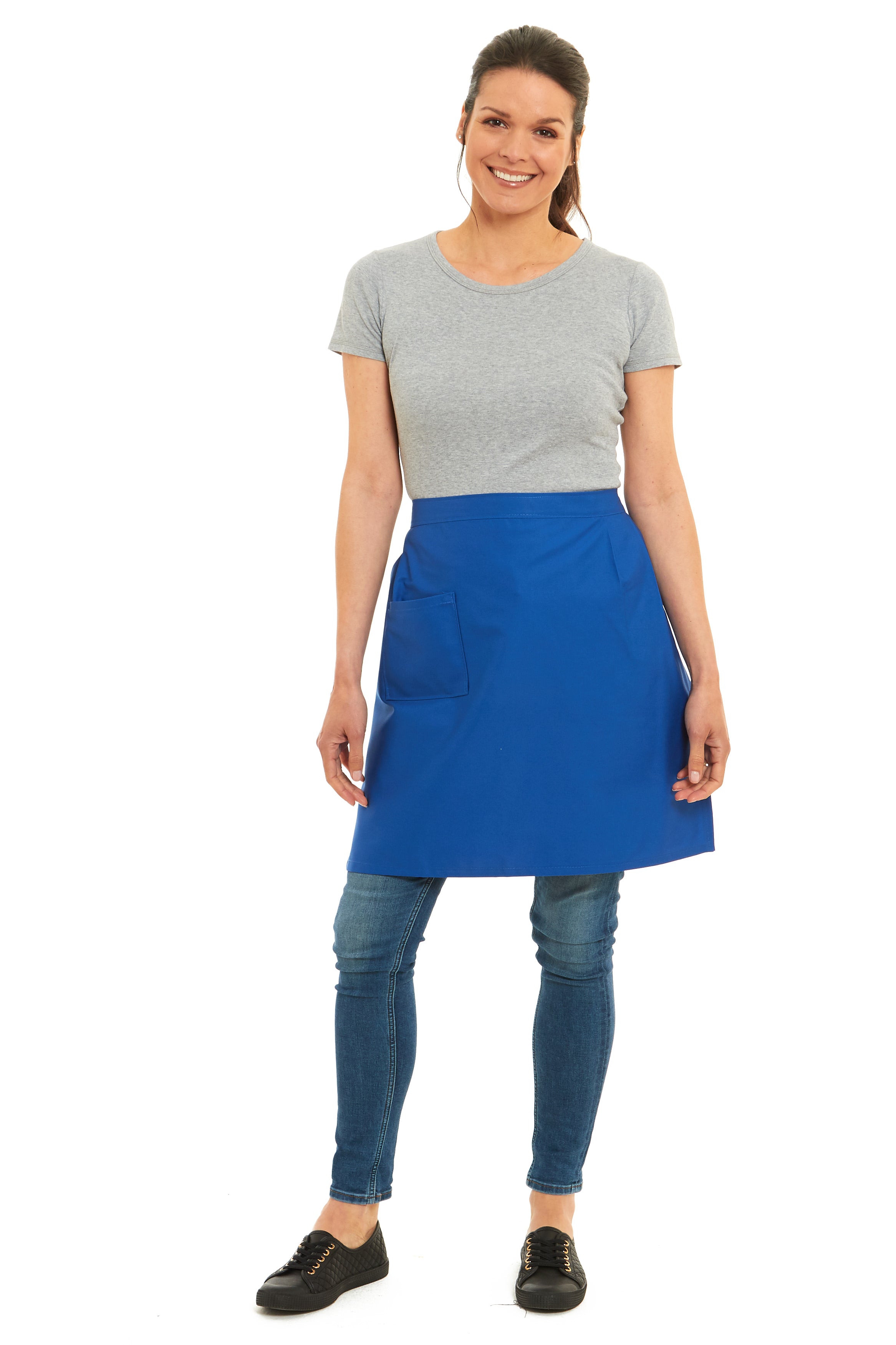 Unisex Plain Colour Half Apron