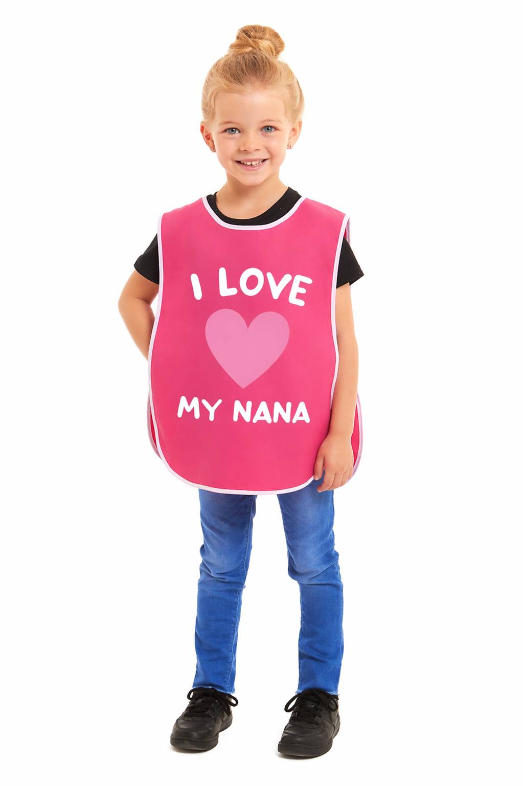 Kids Unisex I Love My Nana Print Tabard