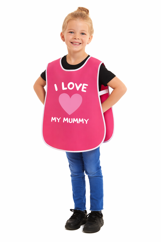 Kids Unisex I Love My Mummy Print Tabard