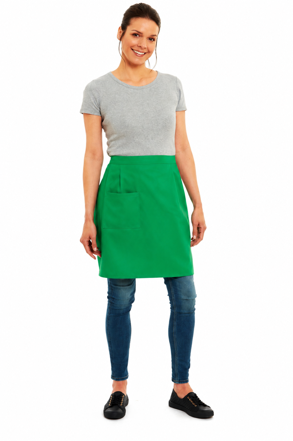 Unisex Plain Colour Half Apron