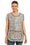 Ladies Leopard Design Side Buttons Tabard