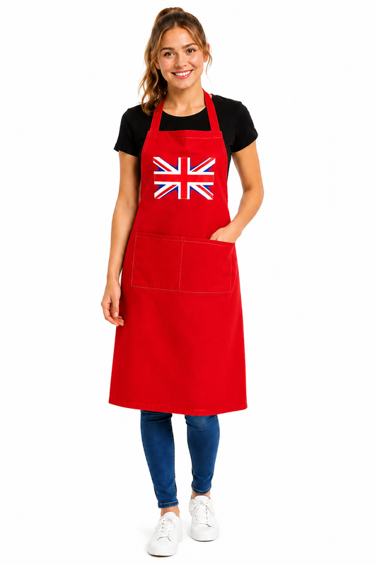 Unisex Union Jack Print Apron