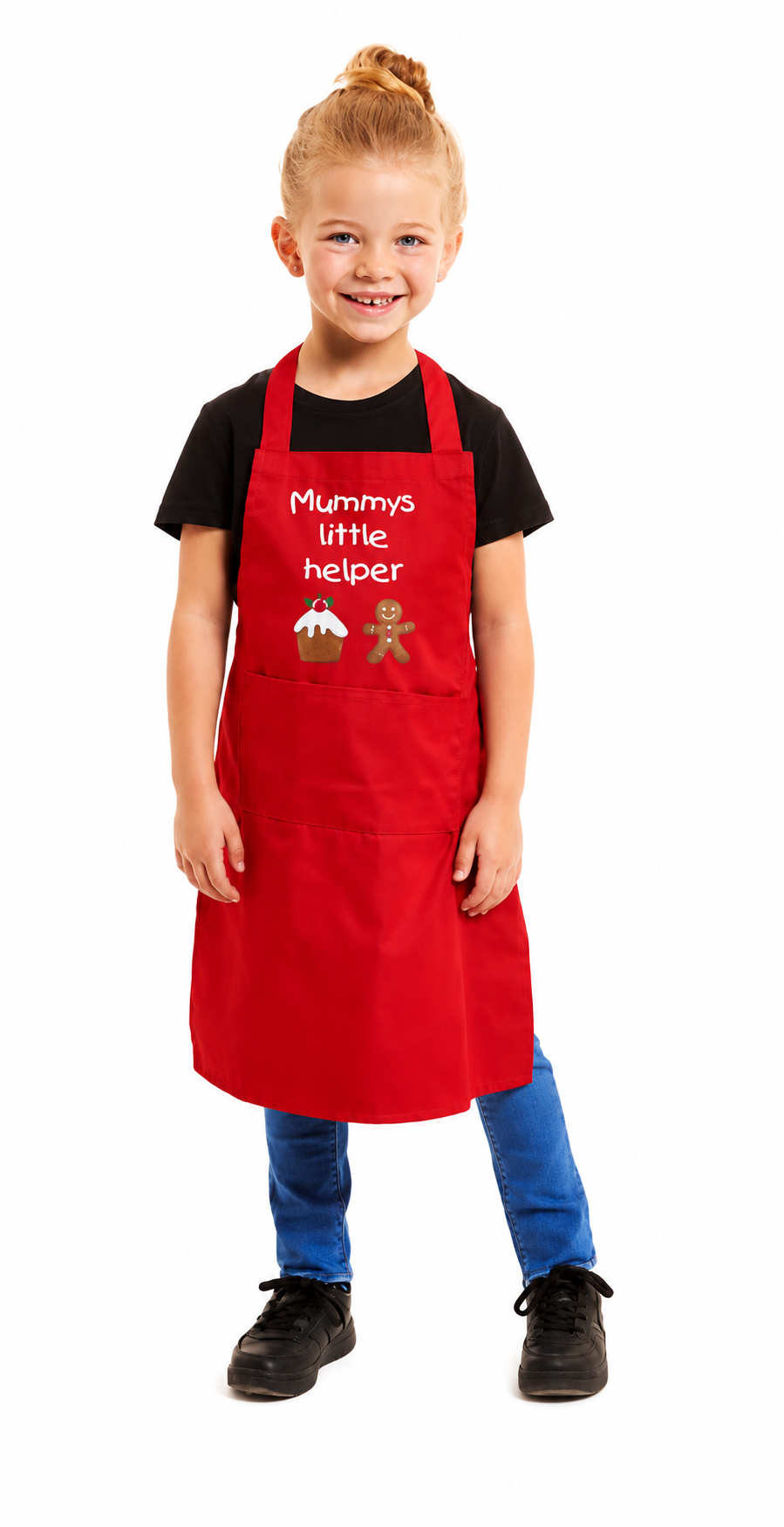Kids Unisex Mummys Little Helper Print Apron