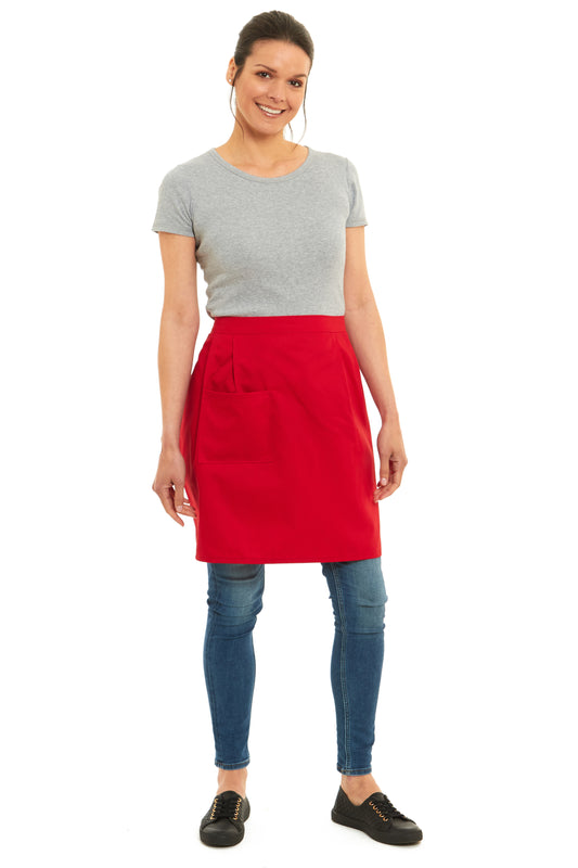 Unisex Plain Colour Half Apron