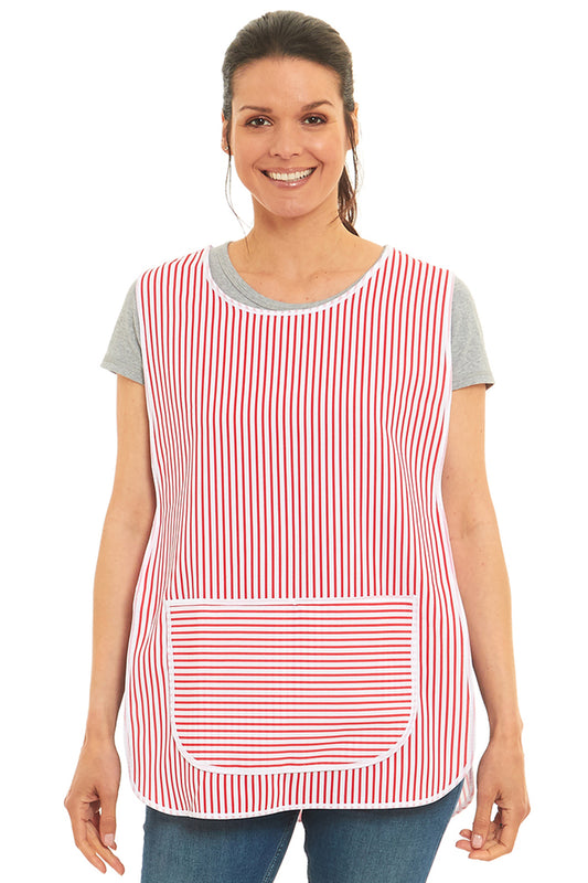 Ladies Stripe Design Side Buttons Tabard