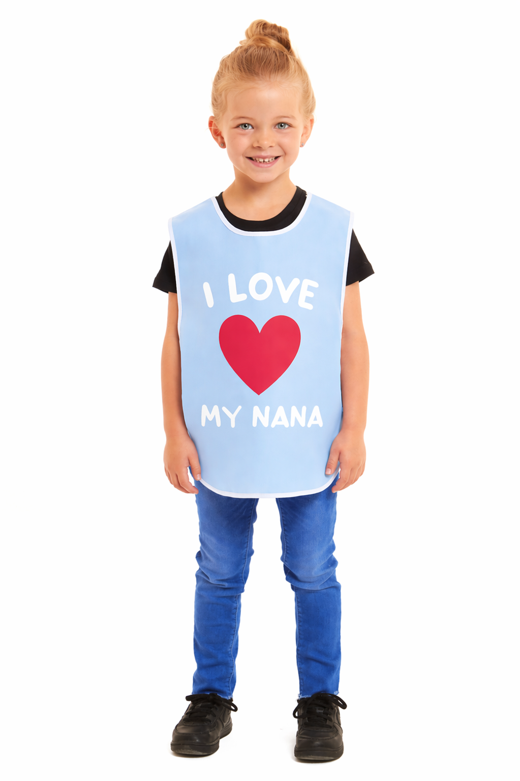 Kids Unisex I Love My Nana Print Tabard
