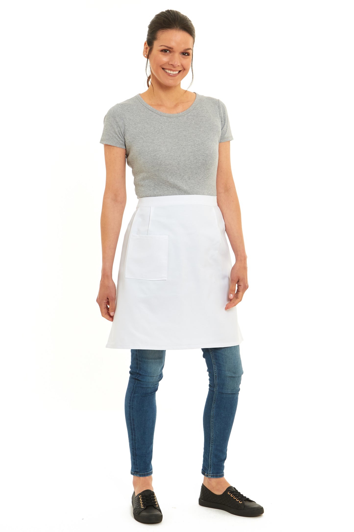 Unisex Plain Colour Half Apron