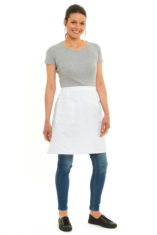 Unisex Plain Colour Half Apron