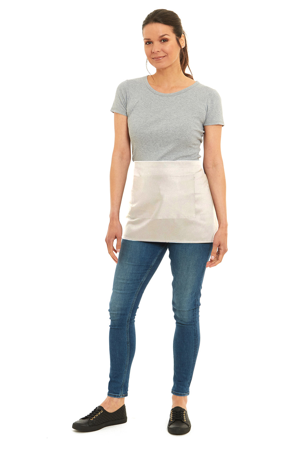 Unisex Plain Colour Bar Apron