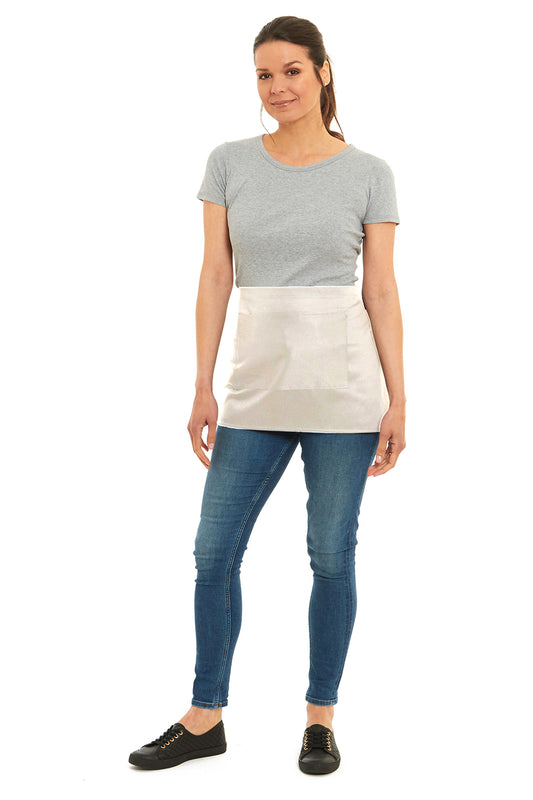 Unisex Plain Colour Bar Apron