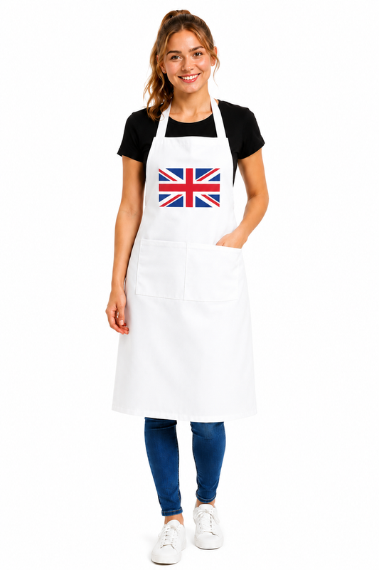 Unisex Union Jack Print Apron