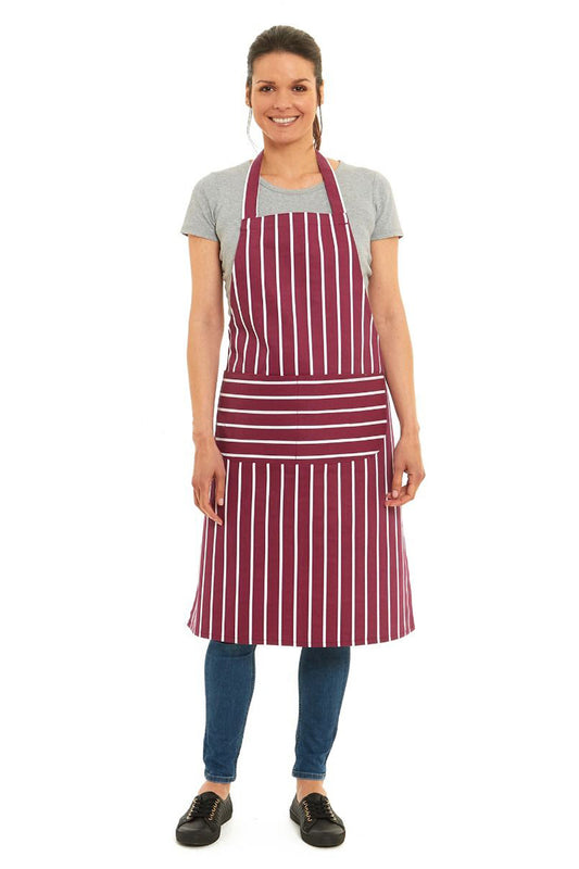 Unisex Striped Design Apron
